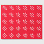 Personalisierte benutzerdefinierte Farbe Geburtsta Geschenkpapier (Flach)