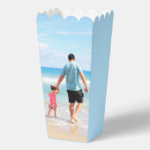 Personalisierte benutzerdefinierte Foto-Popcornfel Geschenkschachtel (Rückseite)