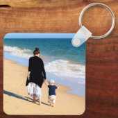 Personalisierte benutzerdefinierte Foto Schlüssela Schlüsselanhänger (Rückseite)