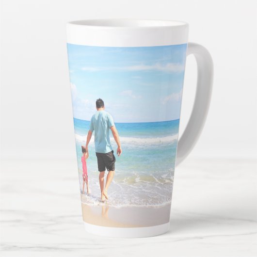 Personalisierte benutzerdefinierte Foto-Tasse Milchtasse (Rechte Ecke)
