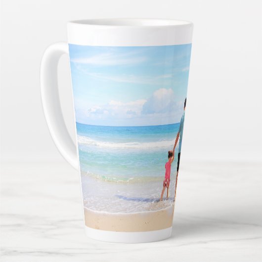 Personalisierte benutzerdefinierte Foto-Tasse Milchtasse (Linke Ecke)