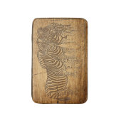 Personalisierte benutzerdefinierte Foto- und Texte Badematte (Vorderseite Vertikal)