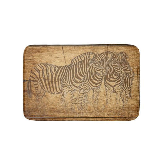 Personalisierte benutzerdefinierte Foto- und Texte Badematte (Vorderseite)