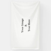 Personalisierte benutzerdefinierte Foto- und Texte Banner (Vertikal)