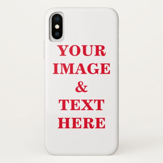 Personalisierte benutzerdefinierte Foto- und Texte Case-Mate iPhone Hülle (Rückseite)