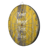 Personalisierte benutzerdefinierte Foto- und Texte Dartscheibe (Vorderseite rechts)