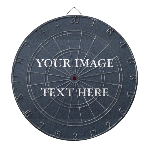 Personalisierte benutzerdefinierte Foto- und Texte Dartscheibe (vorne)