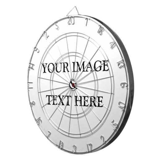 Personalisierte benutzerdefinierte Foto- und Texte Dartscheibe (Vorderseite rechts)