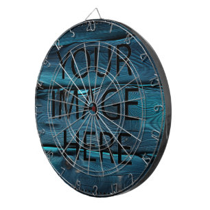 Personalisierte benutzerdefinierte Foto- und Texte Dartscheibe