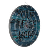 Personalisierte benutzerdefinierte Foto- und Texte Dartscheibe (Vorderseite Links)