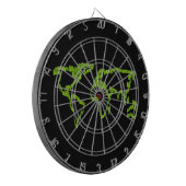 Personalisierte benutzerdefinierte Foto- und Texte Dartscheibe (Vorderseite Links)