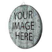 Personalisierte benutzerdefinierte Foto- und Texte Dartscheibe (Vorderseite rechts)