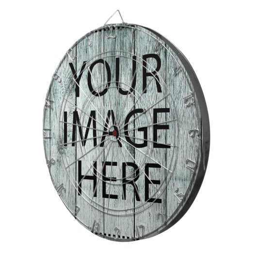 Personalisierte benutzerdefinierte Foto- und Texte Dartscheibe (Vorderseite rechts)