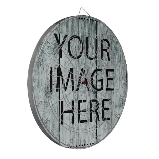 Personalisierte benutzerdefinierte Foto- und Texte Dartscheibe (Vorderseite Links)