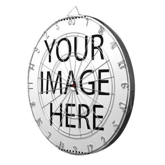 Personalisierte benutzerdefinierte Foto- und Texte Dartscheibe (Vorderseite rechts)