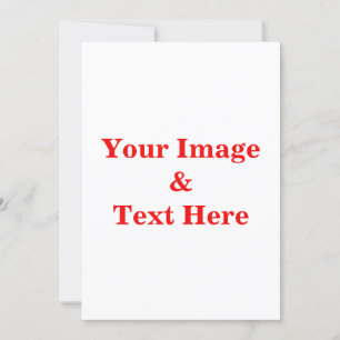 Personalisierte benutzerdefinierte Foto- und Texte Einladung