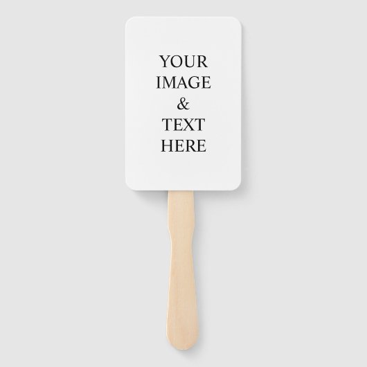 Personalisierte benutzerdefinierte Foto- und Texte Fächer (Rückseite)