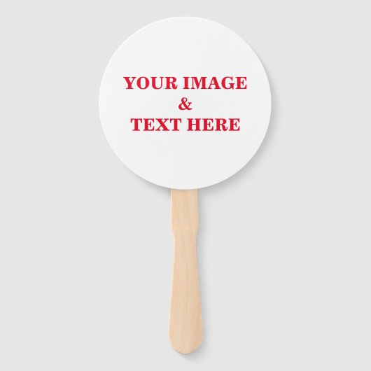 Personalisierte benutzerdefinierte Foto- und Texte Fächer (Vorderseite)