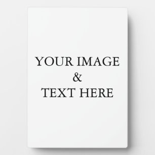 Personalisierte benutzerdefinierte Foto- und Texte Fotoplatte