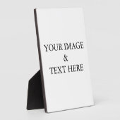 Personalisierte benutzerdefinierte Foto- und Texte Fotoplatte (Seite)