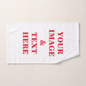 Personalisierte benutzerdefinierte Foto- und Texte Handtuch (Handtuch)