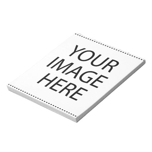 Personalisierte benutzerdefinierte Foto- und Texte Notizblock (Rotiert)