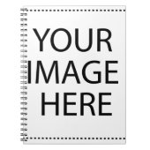 Personalisierte benutzerdefinierte Foto- und Texte Notizblock (Vorderseite)