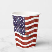 Personalisierte benutzerdefinierte Foto- und Texte Pappbecher (Vorderseite)