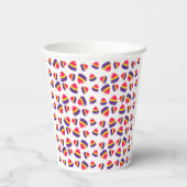 Personalisierte benutzerdefinierte Foto- und Texte Pappbecher (Rückseite)