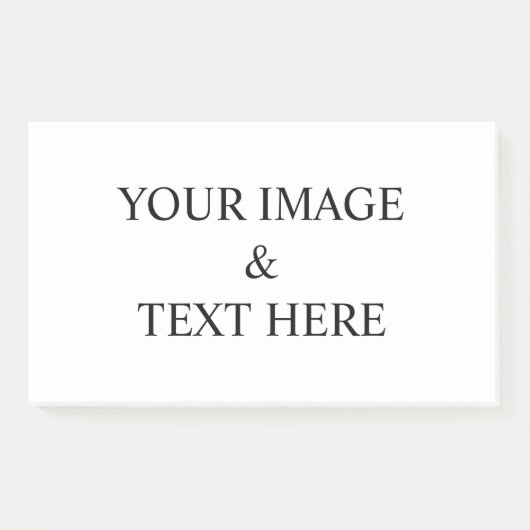 Personalisierte benutzerdefinierte Foto- und Texte Post-it Klebezettel (Vorderseite)