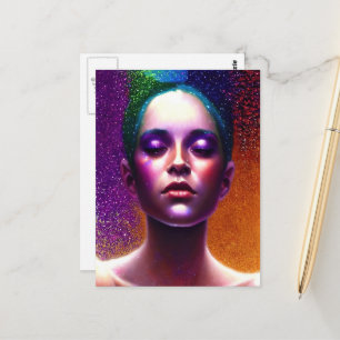 Personalisierte benutzerdefinierte Foto- und Texte Postkarte