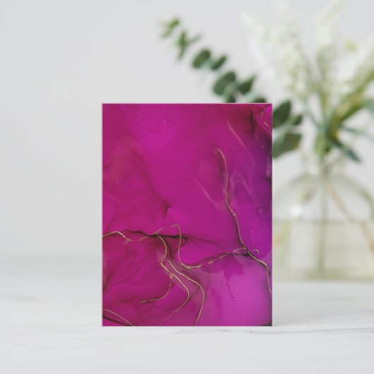 Personalisierte benutzerdefinierte Foto- und Texte Postkarte (Stehend Vorderseite)