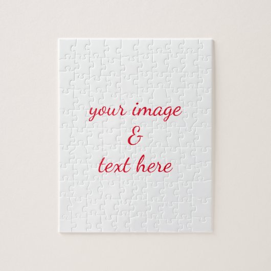 Personalisierte benutzerdefinierte Foto- und Texte Puzzle (Vertikal)
