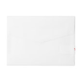 Personalisierte benutzerdefinierte Foto- und Texte Rundum-Adressaufkleber (Rückseite)