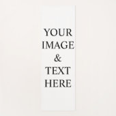 Personalisierte benutzerdefinierte Foto- und Texte Yogamatte (Vorderseite)