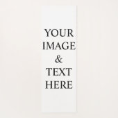 Personalisierte benutzerdefinierte Foto- und Texte Yogamatte (Rückseite)