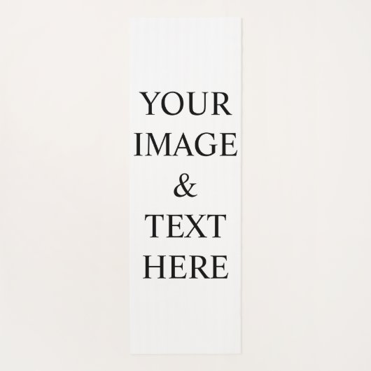 Personalisierte benutzerdefinierte Foto- und Texte Yogamatte (Rückseite)