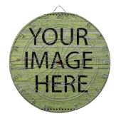 Personalisierte Benutzerdefinierte Foto- und Textf Dartscheibe (vorne)