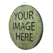 Personalisierte Benutzerdefinierte Foto- und Textf Dartscheibe (Vorderseite rechts)