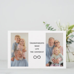 Personalisierte benutzerdefinierte Foto- und TextG Briefpapier