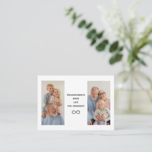 Personalisierte benutzerdefinierte Foto- und TextG Mitteilungskarte