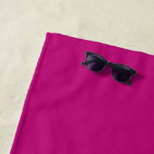 Personalisierte benutzerdefinierte Foto- und Textg Strandtuch (Beispiel)