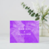 Personalisierte benutzerdefinierte Foto- und Textp Postkarte (Stehend Vorderseite)