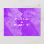 Personalisierte benutzerdefinierte Foto- und Textp Postkarte (Vorderseite)