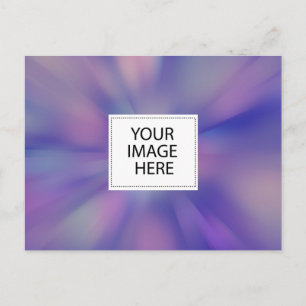Personalisierte benutzerdefinierte Foto- und Textp Postkarte