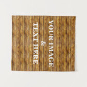 Personalisierte benutzerdefinierte Foto- und Textv Wandteppich (Vorderseite (Horizontal))