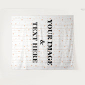 Personalisierte benutzerdefinierte Foto- und Textv Wandteppich (Vorderseite (Horizontal))