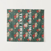 Personalisierte benutzerdefinierte Foto- und Textv Wandteppich (Vorderseite (Horizontal))