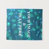 Personalisierte benutzerdefinierte Foto- und Textv Wandteppich (Vorderseite (Horizontal))