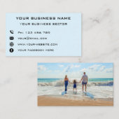 Personalisierte benutzerdefinierte Foto-Visitenkar Visitenkarte (Vorne/Hinten)